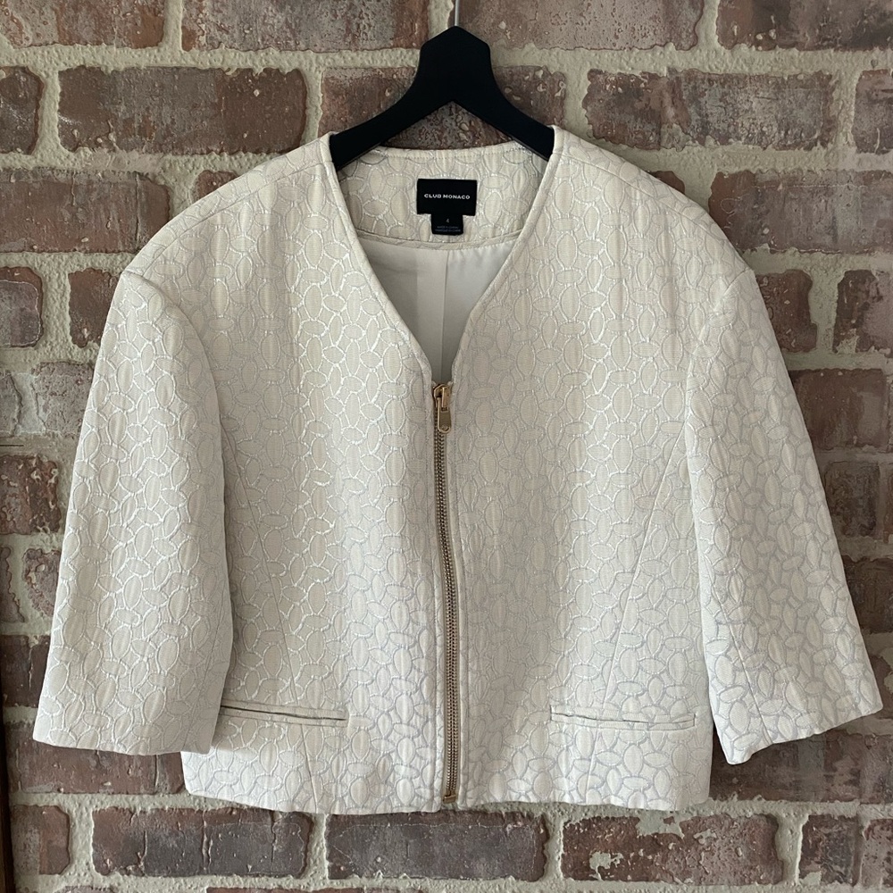 Club Monaco Front Zipped Jacket